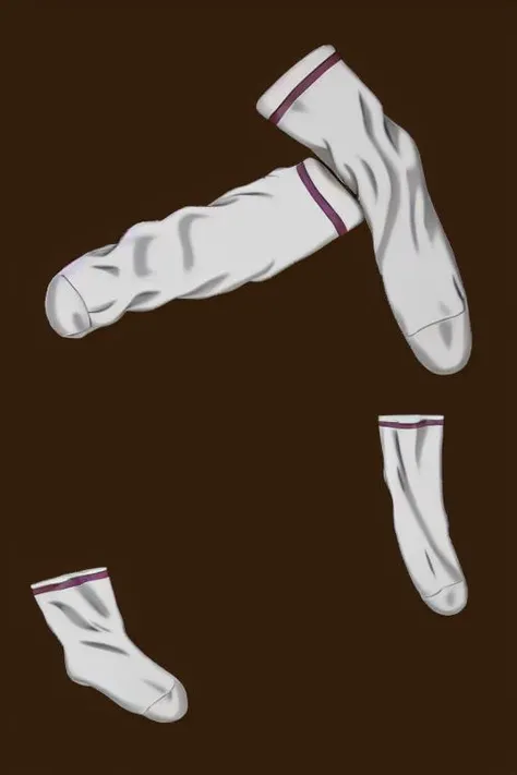 masterpiece, best quality, simple background, white socks, <lora:white socks:0.8>,