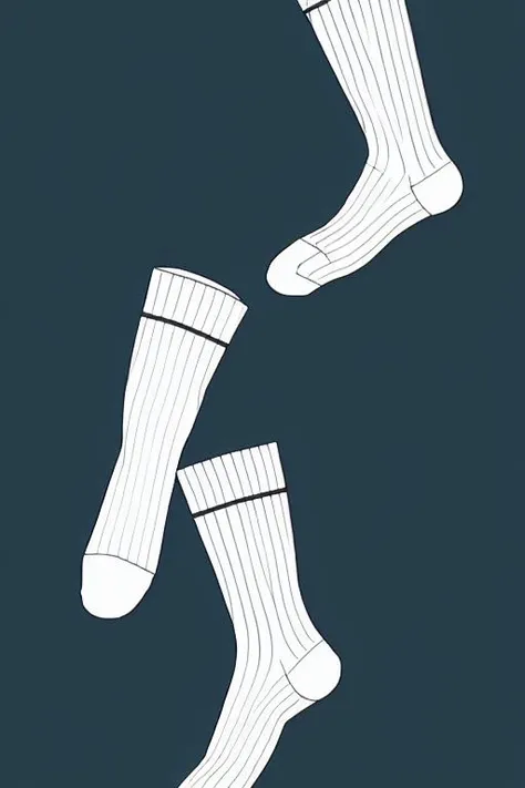 masterpiece, best quality, simple background, white socks, <lora:test:0.8>,