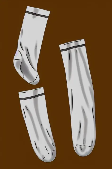 masterpiece, best quality, simple background, white socks, <lora:white socks:0.8>,