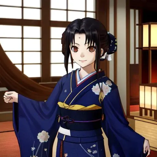 fsotogi, 1girl, japanese clothes, dark
