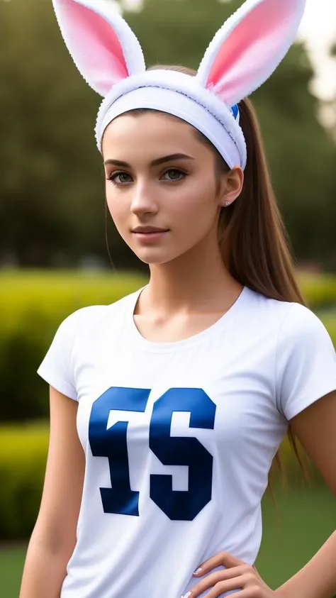 (photography), (hyperdetailed), hyperresolution 8k wallpaper, best quality, hdr, a profile picture of a beautiful hot 23yo college girl wearing a t-shirt standing on campus, sharp focus, headband with bunny ears
Negative prompt: (mutilation), deformed, bad anatomy, disfigured, (poorly drawn face:1.2), (mutation:1.1), (mutated:1.1), extra limb, (ugly:1.1), disgusting, poorly drawn hands, missing limb, floating limbs, disconnected limbs, malformed hands, blurry, (mutated hands and fingers:1.2), watermark, watermarked, oversaturated, censored, distorted hands, distorted leg, distorted finger, amputation, missing hands and fingers, extra hand and finger, obese, doubled face, double hands, (ugly face:1.2), out of frame, (crooked finger:1.3), warp, nasal distortion, canvas frame, blurry, (text), disproportionate body, long body, logo
Steps: 37, Sampler: Euler a, CFG scale: 8, Seed: 3313380267, Size: 576x1024, Model hash: 9adbe2ff64, Model: BunnyFoxMix