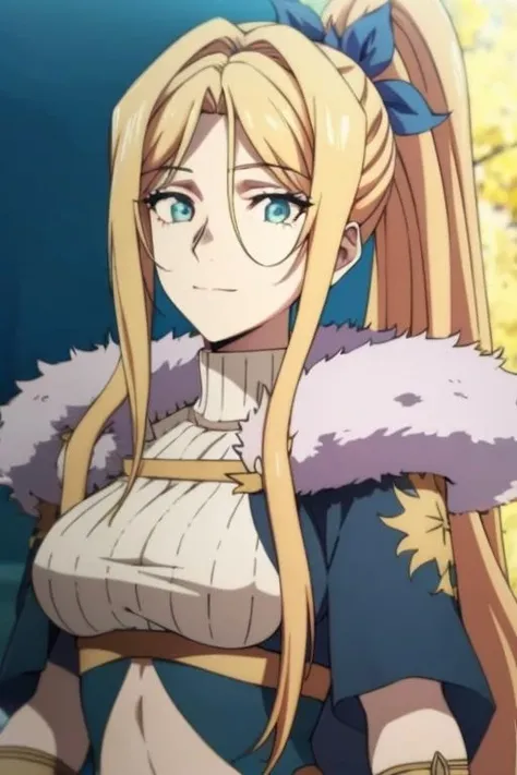 (masterpiece:1.1), hi-res, 4k, photorealistic, <lora:CROW-10:0.8>,CROW,blonde hair, ponytail,Blue shawl,White hand guard, armor