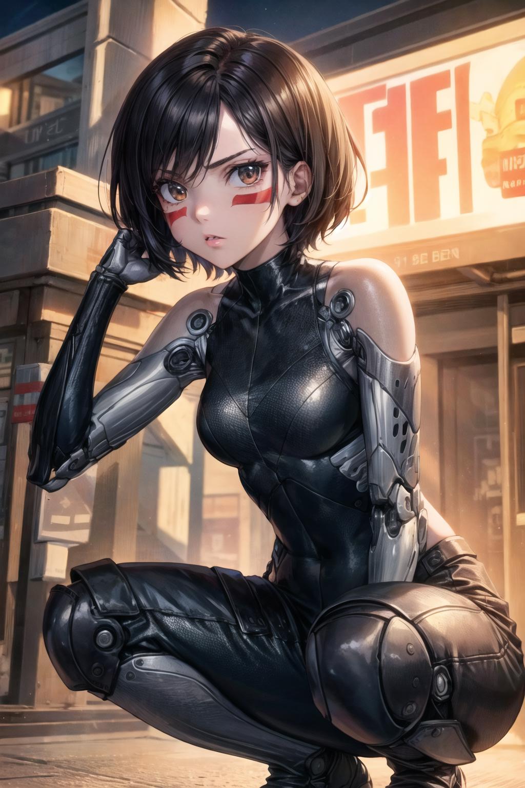 Gally (Alita) FanArt ver. | Gunnm LoRa FanArt.v1.5