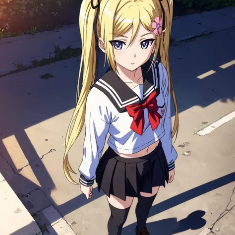 ((high quality)), ((masterpiece)), 8k, Peeing self, Have to pee, Anime, looking at camera, embarrassed, blush, pee stain, pee stain on skirt, peeing, yellow pee, tears, crying, out of breath, sweating, red eyes, blonde hair, one girl
