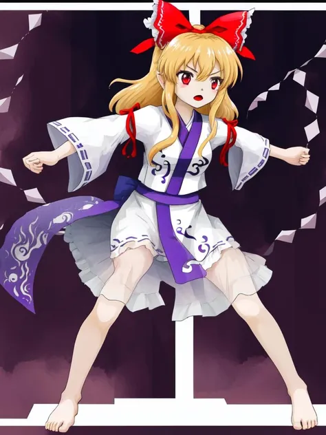 zun,1girl,fighting stance,  <lora:zun:1>