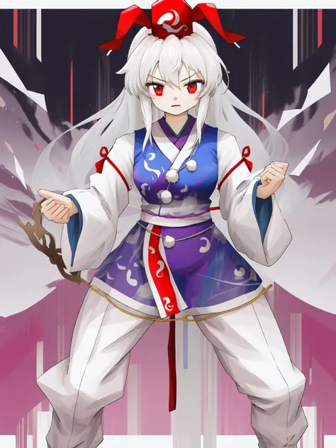 zun,1girl,fighting stance,muscular, <lora:zun:1>