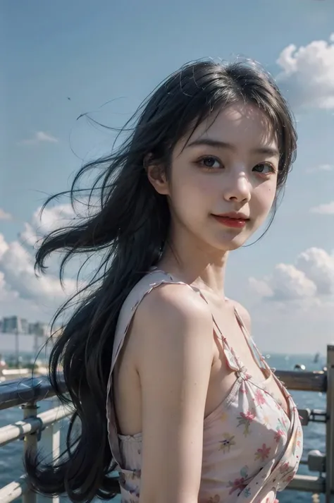 masterpiece, best quality,photorealistic,best shadow, delicate, RAW,ultra high res,Hyper-realistic art, gallery-grade work, ultra precision, visually striking, sublime masterpiece, peak clarity,
(1 girl,cute, black hair,very long hair),,(loong midair, flying,Looking at the camera,misty,fog, ), Dark clouds cover the sky,misty , cloudy sky ( Chinese Taoist woman (long hair ) ) ,jamila pose, , <lora:add_detail:0.6> <lora:PerfectNwsjMajic_4:0.7>,expressive hair, floating hair, PerfectNwsjMajic,, (light smile:1.1), pink robe, bellflower, butterfly, beautifly, assertive female, <lora:Velvia1:0.3> <lora:InsPX:0.7>