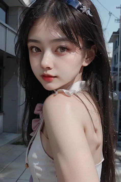 Delicate face of a girl,Teasing expressions,Seductive action lace red tang dress silk,,NSFW,((best qualtiy,8K,tmasterpiece:1.3))),Clear focus:1.2,(layer cut,The large:1.2): body type,Petite and cute:1.2,Moist body:Lips open 1.5,Highly Detailed Face and Skin Textur,Detailed eyes,二重まぶた,long whitr hair,Kneel in the hot springs,Plump body scrub your bare feet and all red clothes