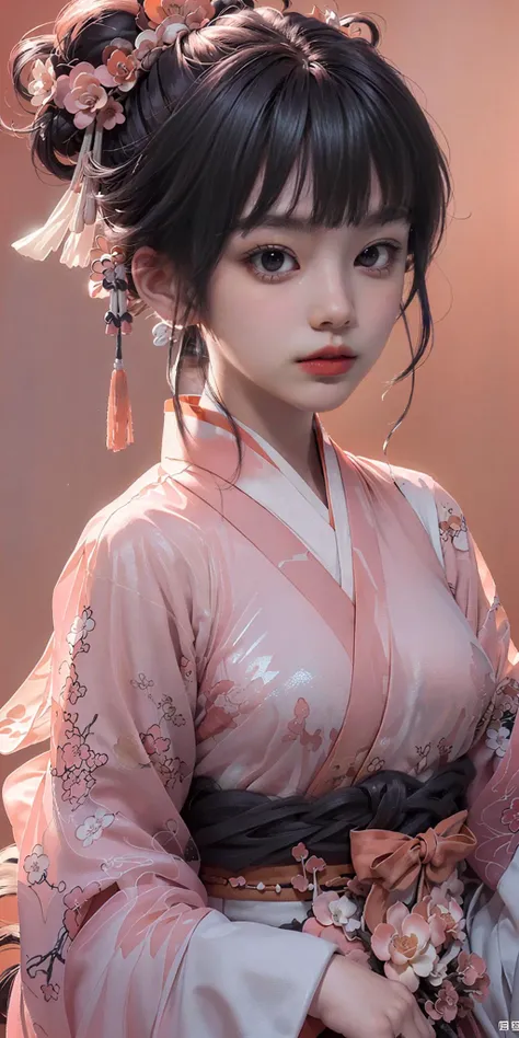 (fluorescent colors:1.4),(translucent:1.4),(retro filters:1.4), (fantasy:1.4),  (orange background:1.4),
(1girl wearing (orange pink  hanfu:1.3), tang style, blunt bangs, black hair),
((portrait:1.5)), looking at viewer,
(masterpiece, 8k uhd, HDR, extreme detailed, intricate details, best quality, professional, vivid colors),
<lora:OC:0.5>, <lora:hanfuTang31:0.5>