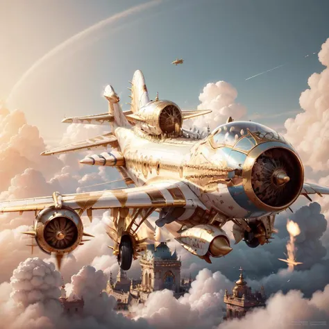 <lora:IvoryGoldAIv2:.9> IvoryGoldAI aircraft, flying