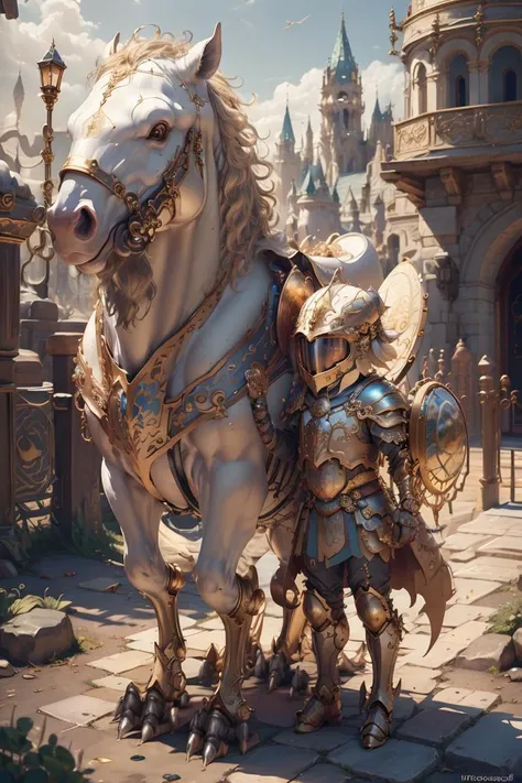 best quality, masterpiece, ultra high res, (photo realistic:1.4), surrealism, dream-like,
a fantasy creature, Mageward, magical defense, arcane shields, protective spells, barrier creation, magical guardian, warding runes,
IvoryGoldAI, <lora:IvoryGoldAIv2:0.9>