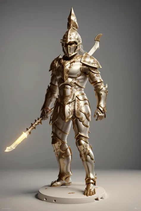 statue of spartan warrior , glowing eyes, helmet, white plastic, diffuse lighting, fantasy, intricate, elegant,
highly detailed, photorealistic, elegant, sharp focus, soft lighting, vibrant colors, masterpiece,
IvoryGoldAI
<lora:IvoryGoldAI:0.8>