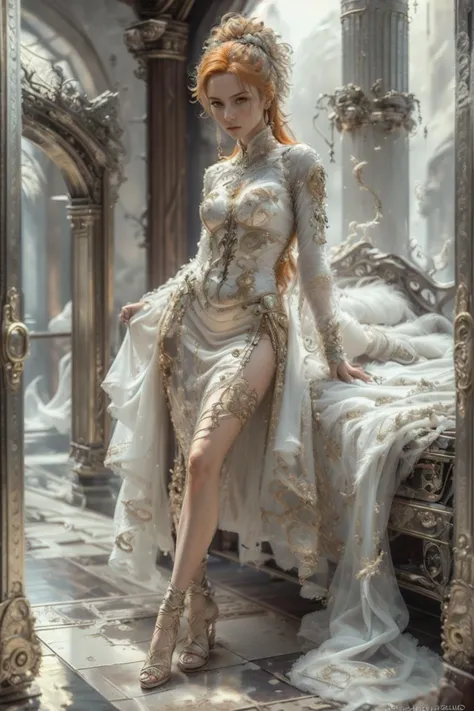 (((woman))) , Scenario, (detailed realistic background:1.3), (official art, beautiful and aesthetic:1.2), realistic lighting, ((orange hair)), ((straight hair))
<lora:IvoryGoldAIv2:0.8>,
<lora:GoodHands-beta2:1>,
<lora:Yanxin_ Swordswoman:0.6>