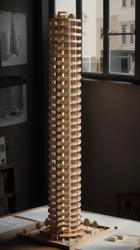 handmade tower, warm light, architecture <lora:xsarchitectural-20Manualbuildingmodel:1>