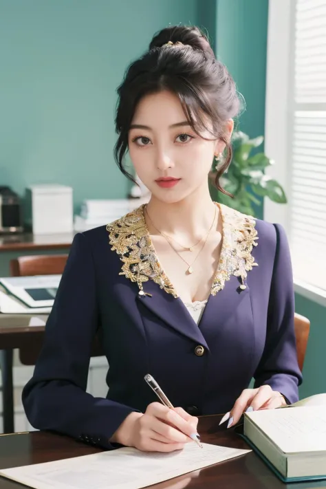 <lora:Jihyo_BRA:1>, a picture of Jihyo, office lady, suit, (detailed lighting, extremely detailed skin, extremely detailed hair, shadows, 8k), looking at viewer, (High Key Lighting), masterpiece, top quality, best quality, official art, unity 8k wallpaper, highres, ultra-high res, ultra-detailed, beautiful and aesthetic