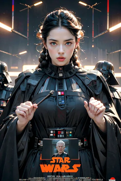 (a lot of Darth Vaders of different heights and different colors:1.4) showed up at the picket of thousands of people, (star wars poster:1.2), highest quality, masterpiece, ultra-detailed, dof, artistic lighting, rimlight, best quality, (masterpiece), (ultra-detailed), insane details, (stunning visual effects, fantasy, ArtStation, vfx, very beautiful graphics, CG), <lora:anxiang:0.4>