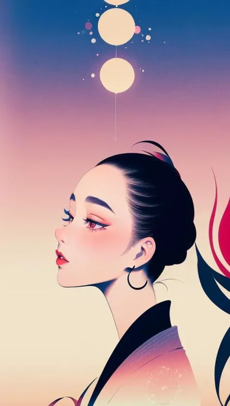 guomo,<lora:Fisher_Abstract ink v0.71-000010:1>,<lora:neg4all_bdsqlsz_V3.5:1>,ulzzang-6500-v1.1,(best quality, masterpiece, colorful, dynamic angle, highest detailed) Realistic photo,fashion photography of a cute European girl with iridiscent blonde hair,flirting with POV,in traditional japanese gold&black kimono,perfect night,kyoto,fireworks,moonlight passing through hair,