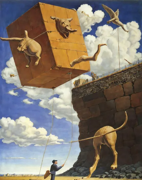 <lora:jpowell:1> jpowell <lora:dali69:0.5>dali69 (dalielephant:.5)