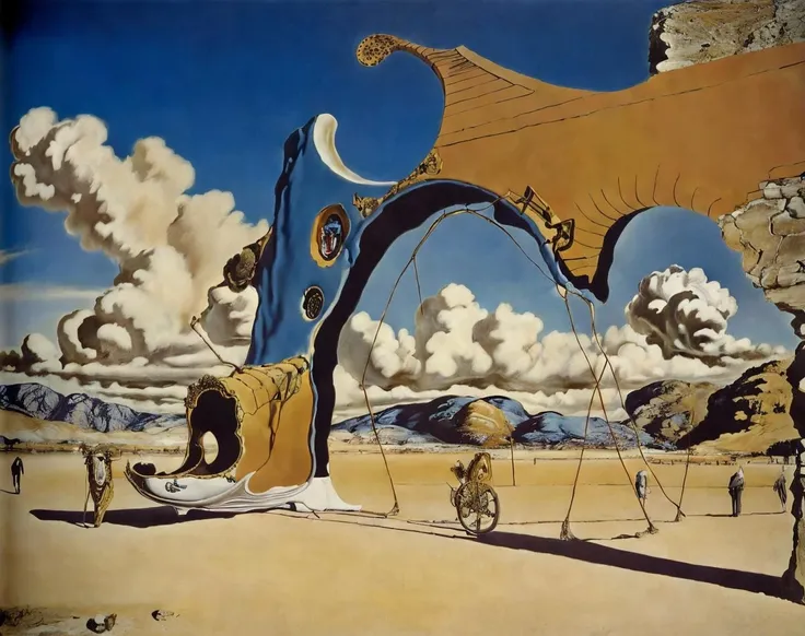 <lora:dali69:1>dali69 remember that time salvador dali went to burning man