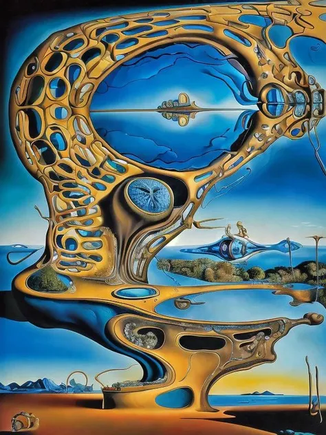 <lora:dali69:1>,liquid house, dali69, flying building, dalihouse, daliphoneeye, psychedelic color