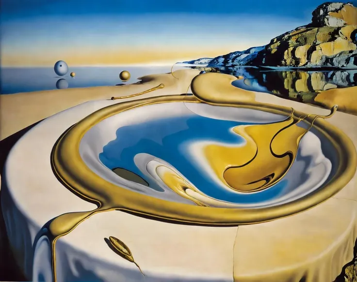 <lora:dali69:1>dali69 liquid time abstract surrealism