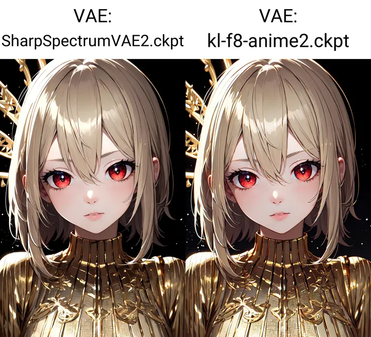(masterpiece, best quality:1.5),upper body,solo,(red eyes:1.1),(gold trim:1.3),(detailed eyes:1.3),(intricate details:1.2),sparkles,(dark background:1.4),(bioluminescence:1.2),sweater,ribbed sweater,(star-shaped pupils:1.1),