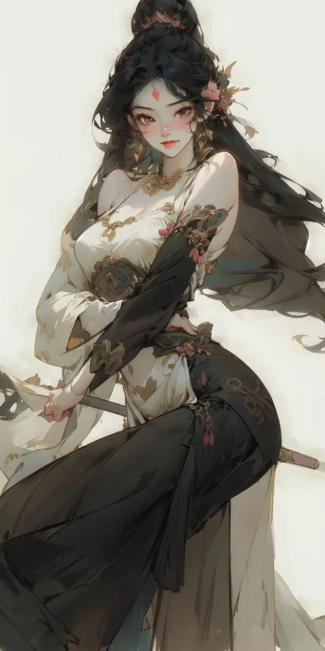 masterpiece, best quality, 1girl, smile,pureerosface_v1, (bare shoulders, bare thigh:1.2), sword, (Glowing ambiance, enchanting radiance, luminous lighting, ethereal atmosphere, mesmerizing glow, evocative hues, captivating coloration, dramatic lighting, enchanting aura),(dynamic smokeanywhere:1.4),(upper body:1.2),(1 Chinese patterns in the middle of the girl's forehead),girl with a weak temperament,epic cinematic, soft nature lights, rim light, absurd, amazing, funny, itricate, hyper detailed, ultra realistic, soft colors, pink flowers, white flower
<lora:OC:0.5> <lora:anxiang:0.65> <lora:zhongfenghuaxiyou:0.55>