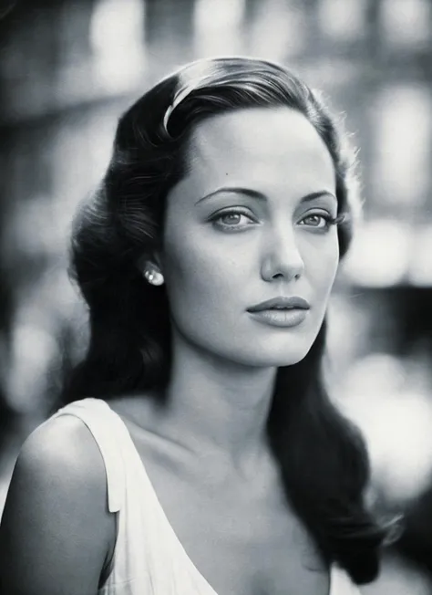analog style, modelshoot style, A 1930s professional photograph of sks woman, ((detailed face)), (High Detail), Sharp, 8k, ((bokeh)), <lora:locon_angelina_v1_from_v3_64_32:1.4>