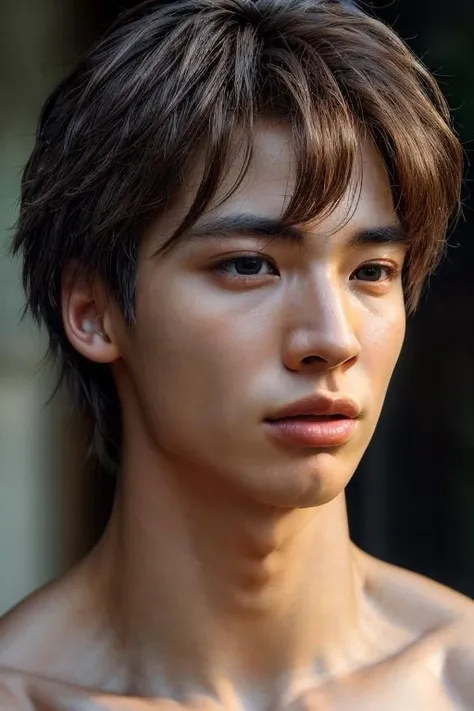 pond, face, erotic, face focus, portrait, oily, (absurdres, highres, ultra detailed),((masterpiece)), ((best quality:1.1)), High Resolution, 8k,1boy, best quality, masterpiece, (photorealistic:1.4), 4k, high quality, masterpiece, best quality, highres, dynamic poses, realistic, mature male, looking at viewer, high contrast, toned abs <lora:pond:1> <lora:add_detail:0.9>