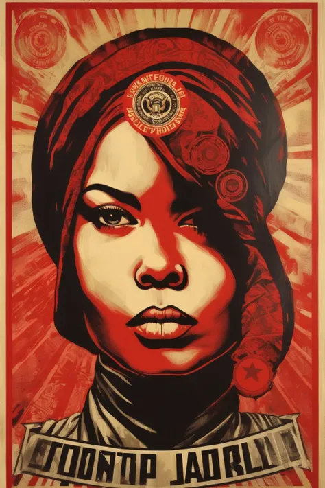 <lora:Shepard Fairey Style:1>Shepard Fairey Style - Create a powerful political artwork that addresses social justice and equality