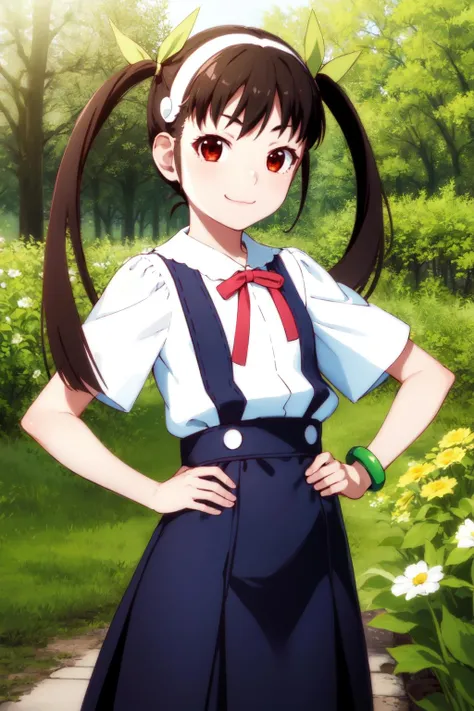 In a picturesque countryside setting, there is a charming oil painting depicting Shizuka, a lovely country girl. She is depicted in a beautiful meadow, surrounded by the serene beauty of a rustic farm. Shizuka is dressed in a delightful ensemble, wearing a charming suspender dress that perfectly captures the essence of a pastoral lifestyle.

The oil painting showcases the idyllic scene with vibrant colors and meticulous brushstrokes. Shizuka's presence radiates a wholesome and innocent charm, as she stands amidst blooming flowers and lush greenery. Her attire, with its suspenders and playful design, adds a touch of youthful energy to the painting.

The overall composition evokes a sense of tranquility and simplicity, capturing the essence of the countryside and the natural beauty of Shizuka as a rural girl. The painting invites viewers to immerse themselves in the peaceful ambiance of the pastoral scene, appreciating both the artist's skill and Shizuka's timeless allure.