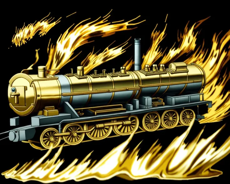 <lora:hands_of_midas_v4:0.7>, gold, no_humans, golden tankengine