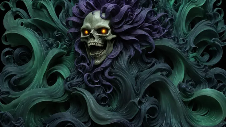 <lora:Alphonse Mucha Style:1.9> alphonse mucha style, ((Cthulhu)), rising from the deep, (black flowing tentacles), black smoke, darkness, BREAK
<lora:epoxy_skull-sdxl:0.4> epoxy_skull, pentagram, evil, (insanity), long sharp teeth, ((glowing golden eyes)), BREAK
<lora:ral-3dwvz-sdxl:0.7> ral-3dwvz, symmetrical, balanced, (black tendrils of smoke), fangs, (cosmic), deep underwater, BREAK
<lora:cursedimagessdxl:0.5> cursed image, ((photo-realistic)), 4k, extremely detailed, (laser prism spectrum gradient background lighting), purple, black, green, BREAK
