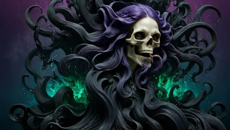 <lora:Alphonse Mucha Style:1.9> alphonse mucha style, ((Cthulhu)), rising from the deep, (black flowing tentacles), black smoke, darkness, BREAK
<lora:epoxy_skull-sdxl:0.4> epoxy_skull, pentagram, evil, (insanity), long sharp teeth, ((glowing golden eyes)), BREAK
<lora:ral-3dwvz-sdxl:0.7> ral-3dwvz, symmetrical, balanced, (black tendrils of smoke), fangs, (cosmic), deep underwater, BREAK
<lora:cursedimagessdxl:0.5> cursed image, ((photo-realistic)), 4k, extremely detailed, (laser prism spectrum gradient background lighting), purple, black, green, BREAK