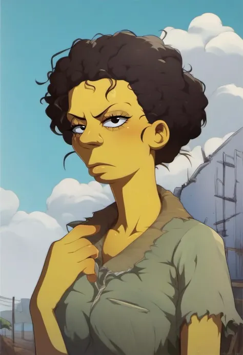 source_cartoon, rating_safe, girl, <lora:simpson_xl_pony:1> simpson style, solo, clementine from the walking dead, niki_setups, score_9, score_8_up, score_7_up, score_6_up, score_5_up, score_4_up