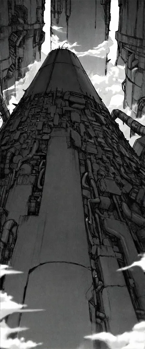 TNstyle, manga, monochrome, (megastructure), from below, concrete walls, pipes, frames, cables, deep, chaotic, dome, giant room, huge, heavy equipment, deep, fog, giant room, weird, colossal structure, labyrinthine dungeon, deep darkness, shadows, mecha, bulldozer, (doll:1.1), Toa Heavy Industries, thousands of years later, melancholy atmosphere, dreamlike,
Depth of Field, sharp focus, Depth and Perspective, bokeh, film grain, taken by Walker Evans,
beautiful, aesthetic, extremely detailed, beautiful color, amazing quality, best quality, high quality, masterpiece, <lora:Tsutomu_Nihei_OaN_Style:1>,