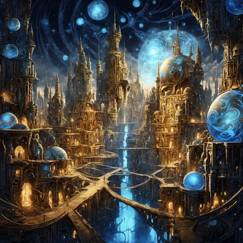 <lora:AetherPunkAI:1> AetherPunkAI city , (Highly detailed, amazing fantasy setting), (Shiny Impressive lighting), (Colorful, Ultra stylized, High quality, Highly detailed, Sharp, 8K UHD), (trending on artstation)