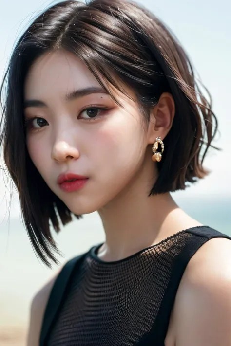 <lora:ITZY Ryujin:1>, ITZY Ryujin, 1girl, solo, realistic, looking at viewer, photograph, photorealistic, beautiful and aesthetic, extremely detailed skin, extremely detailed hair, shadows, masterpiece, top quality, best quality, highres, ultra-high res, ultra-detailed, detailed lighting, high key lighting, vignetting,