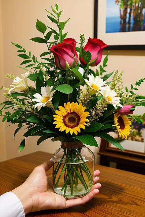 Florist, fresh blooms, petal colors, fragrance waves, arranging beauty, vase selections, ribbon accents, creative combinations, customer smiles, botanical knowledge, seasonal selections, gentle handling, store ambiance, natureâs artwork, special occasions, tender care, floral harmony, inspiring creations.