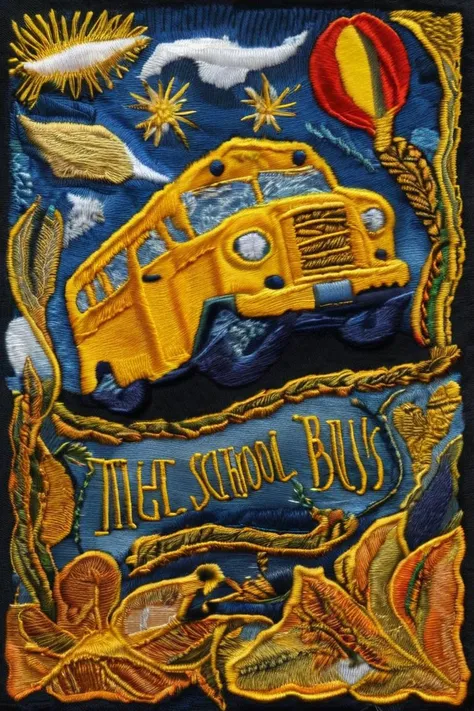 the magic school bus
<lora:embroidered_style_v1_sdxl:1>