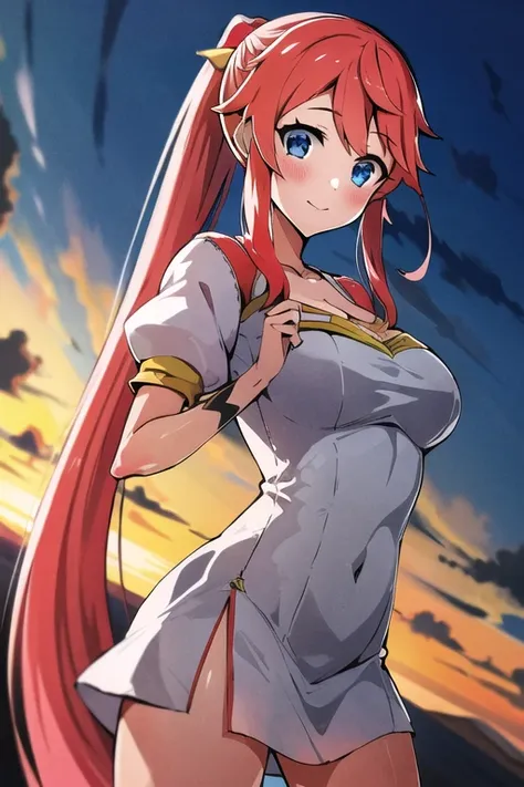 best quality, highres, absurdres, ultra detailed, 1girl, solo, <lora:TheresiaV1:1>, Theresia, ponytail,