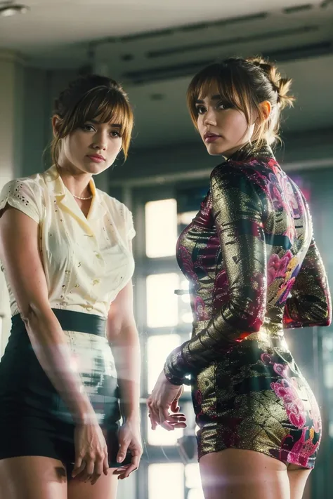 (8k, RAW photo, best quality, masterpiece:1.2), (realistic, photo-realistic:1.37), narrow waist, looking at viewer, seductive posture, sexy pose, alluring, (pale skin), divine goddess, shiny skin, lace, lace trim, lace-trimmed legwear, thighhighs, delicate pattern, prestige, gorgeous, luxury, royal palace, jewelry, gem, gold, silver, diamond, glint, sapphire, ruby, emerald, pearl, amber, obsidian, photon mapping, radiosity, physically-based rendering,High Detail, sharp focus, high resolution,cinematic lighting, (maid), gradient hair, pink hair, blonde hair, pink eyes, light on face, sunlight, maid headdress, ana, waitress,