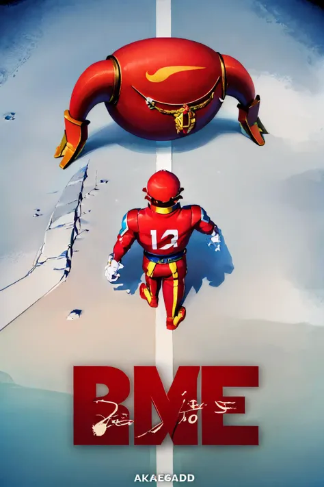 (masterpiece, best quality:1.2), akiraposter, from above, from behind, UgandaKnuckles, red skin, white gloves, no humans <lora:UgandaKnuckles:1> <lora:concept_akiraposter-11:1>