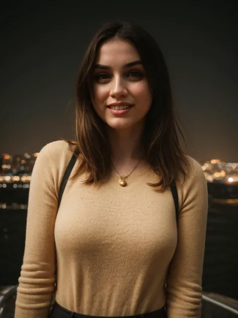 photo of anamr <lora:AnaDeArmasV2Dogu:0.9>, smiling, in a city background, <lora:picxer_real:0.5>,<lora:more_details:0.3>