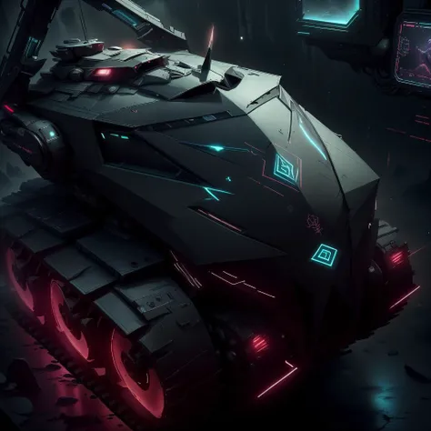 <lora:StealthTech:1> stealthtech ,scifi ,cutting edge , sleek angular , tank , turret,