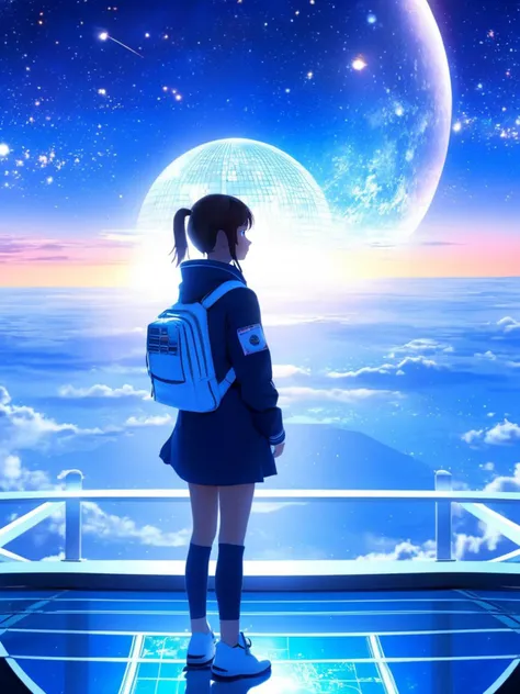 1girl , Celestial Observatory, anime, best quality