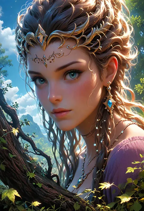 ethereal fantasy concept art of score_9, score_8_up, score_7_up, jewish woman, enchanted forest, unnatural colored sky, serenity, rustling leaves, <lora:xl_more_art-full_v1:0.8>
<lora:Hyper-SDXL-8steps-lora:1.0>, rating_safe, . magnificent, celestial, ethereal, painterly, epic, majestic, magical, fantasy art, cover art, dreamy