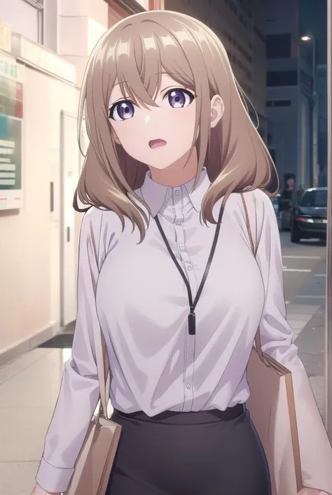 shiorikatase, <lyco:shiorikatase-lyco-nochekaiser:1>,
shiori katase, long hair, brown hair, hair between eyes, (purple eyes:1.1), light brown hair,
BREAK skirt, shirt, black skirt, formal, suit, pencil skirt, office lady, business suit,
BREAK looking at viewer, upper body, full body,
BREAK indoors, office,
BREAK <lyco:GoodHands-beta2:1>, (masterpiece:1.2), best quality, high resolution, unity 8k wallpaper, (illustration:0.8), (beautiful detailed eyes:1.6), extremely detailed face, perfect lighting, extremely detailed CG, (perfect hands, perfect anatomy),