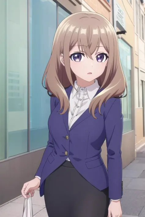 shiorikatase, <lyco:shiorikatase-lyco-nochekaiser:1>,
shiori katase, long hair, brown hair, hair between eyes, (purple eyes:1.1), light brown hair,
BREAK skirt, shirt, black skirt, formal, suit, pencil skirt, office lady, business suit,
BREAK looking at viewer, upper body, full body, (cowboy shot:1.5),
BREAK indoors, office,
BREAK <lyco:GoodHands-beta2:1>, (masterpiece:1.2), best quality, high resolution, unity 8k wallpaper, (illustration:0.8), (beautiful detailed eyes:1.6), extremely detailed face, perfect lighting, extremely detailed CG, (perfect hands, perfect anatomy),