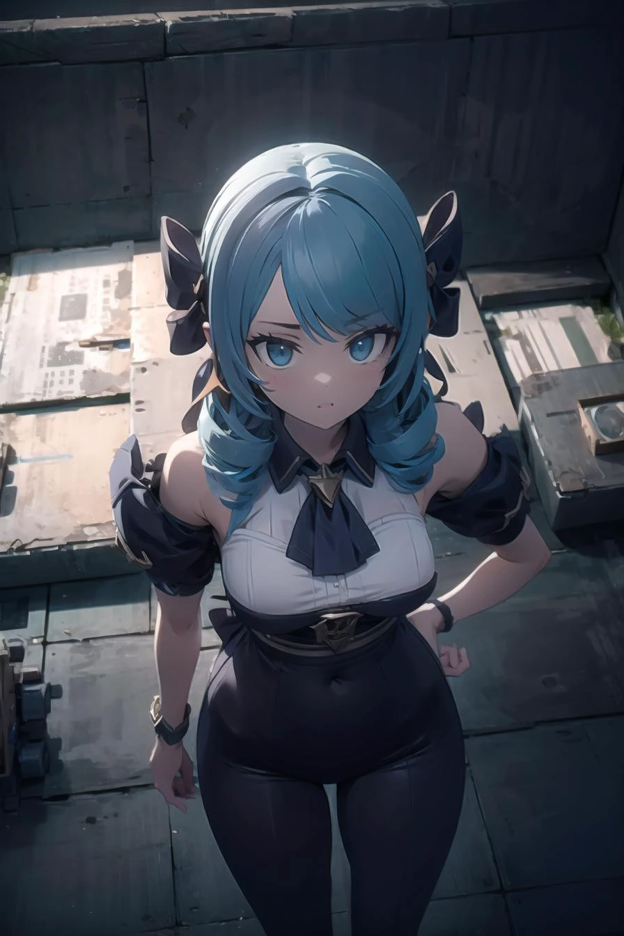 (masterpiece),best quality,cowboy_shot,from_above,<lora:gwenLeagueOfLegends2_v10:0.85>,
